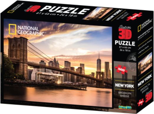 3D Puzzle New York 500 dílků - obrázek 1