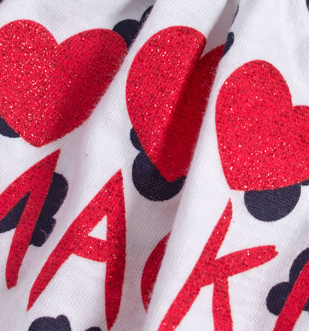 DISNEY MINNIE Dívčí noční košile DISENY MINNIE LOVE YOU modrý potisk Velikost: 116 - obrázek 3