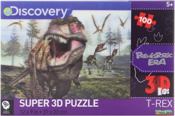 3D Puzzle T-Rex 100 dílků - obrázek 1