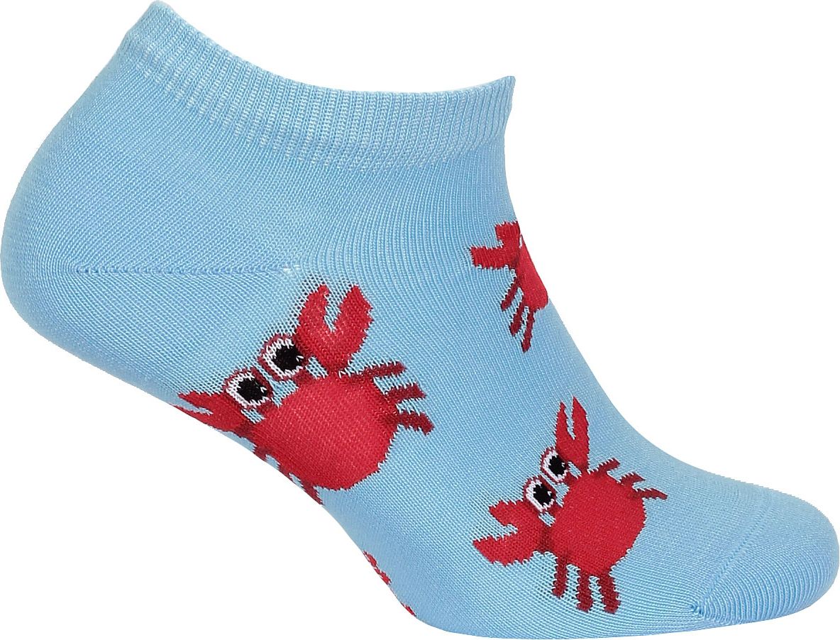 Chlapecké kotníkové ponožky WOLA KRABI modré Velikost: 21-23 - obrázek 1