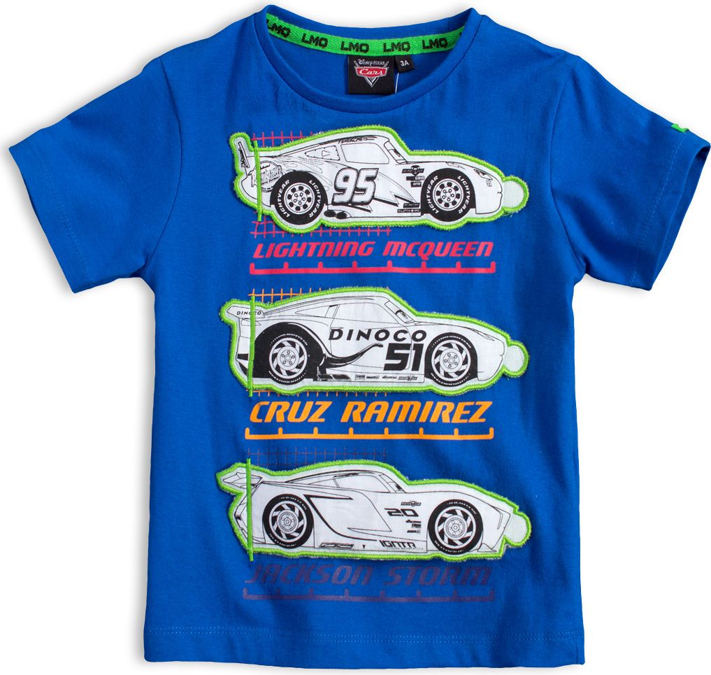 Chlapecké tričko DISNEY CARS McQUEEN modré Velikost: 98 - obrázek 1