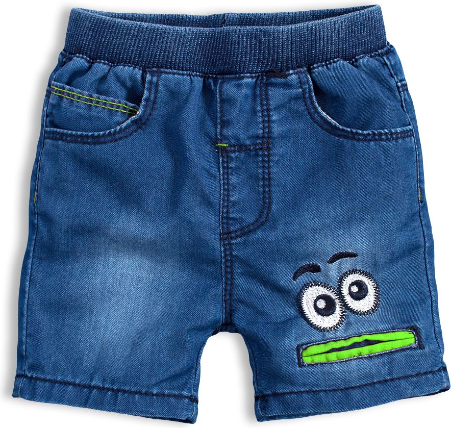 Dětské šortky KNOT SO BAD EYES zelená Velikost: 68 - obrázek 1