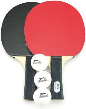 Sada stolní tenis 2ks pálky + 3 míčky v tašce 26x17cm - obrázek 3