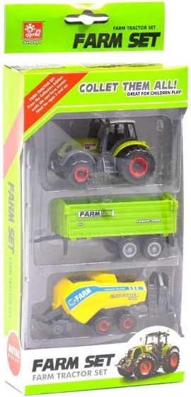 Farmářský set traktor s vlečkami - obrázek 1