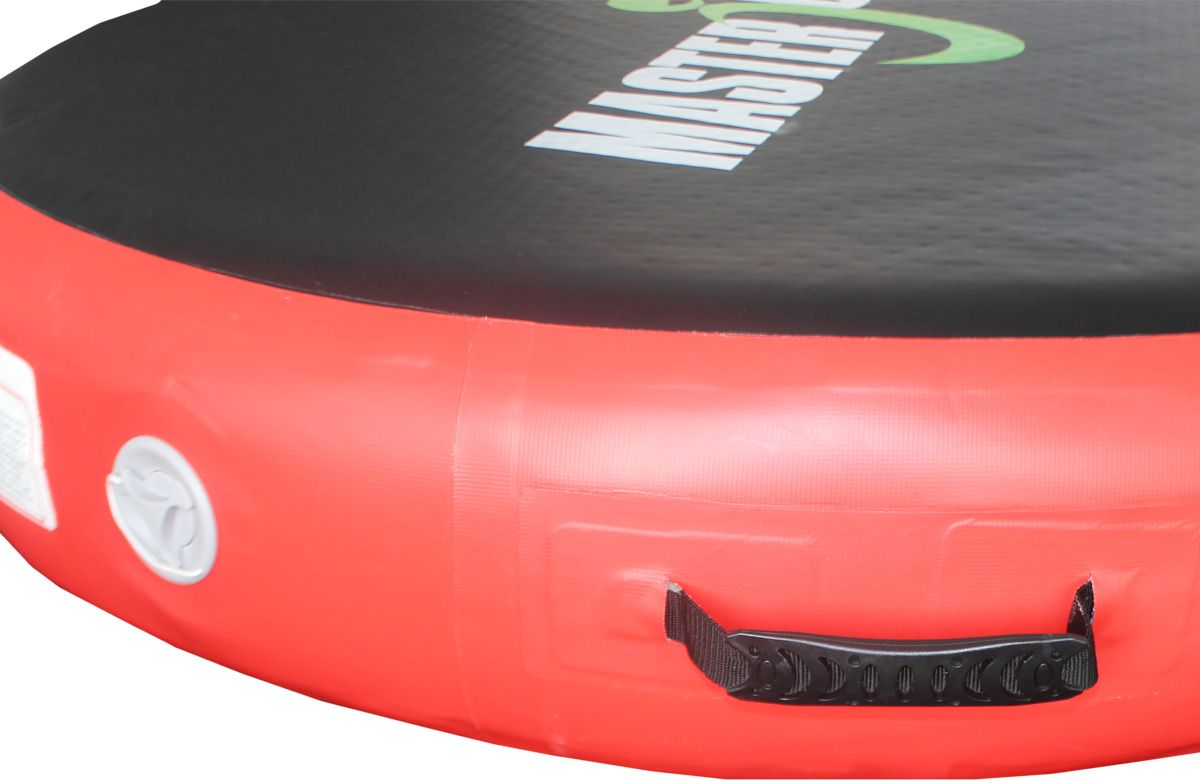 Airspot MASTERJUMP odrazový můstek průměr 100 x 20 cm - černá - červená - obrázek 3