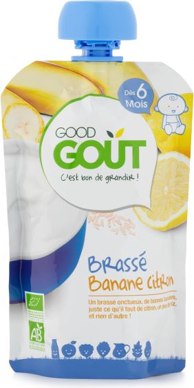 Good Gout Kapsička BIO Banánový jogurt s citrónem 90 g - obrázek 1