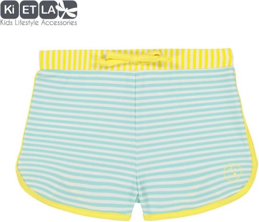 Ki ET LA plavky s UV ochranou šortky 3 - 4 roky, zelený proužek - obrázek 1