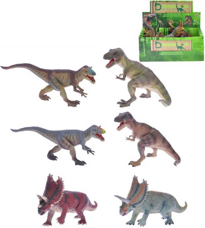 Dinosaurus 20-30cm plastový ještěr různé druhy a barvy - obrázek 1