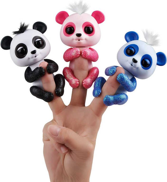 Fingerlings Baby Panda zvířátko interaktivní na prst na baterie různé barvy Zvuk - obrázek 6