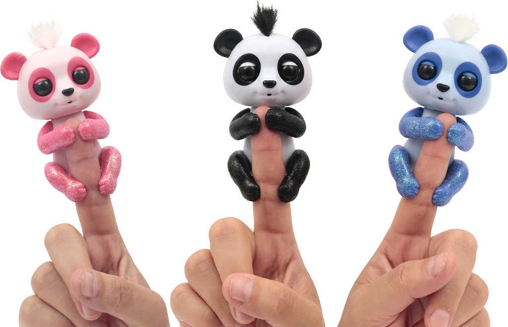 Fingerlings Baby Panda zvířátko interaktivní na prst na baterie různé barvy Zvuk - obrázek 9