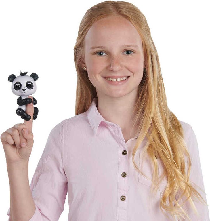 Fingerlings Baby Panda zvířátko interaktivní na prst na baterie různé barvy Zvuk - obrázek 10