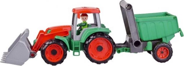 Auto Truxx traktor nakladač s přívěsem s figurkou v krabici 52x19x16cm 24m+ - obrázek 3