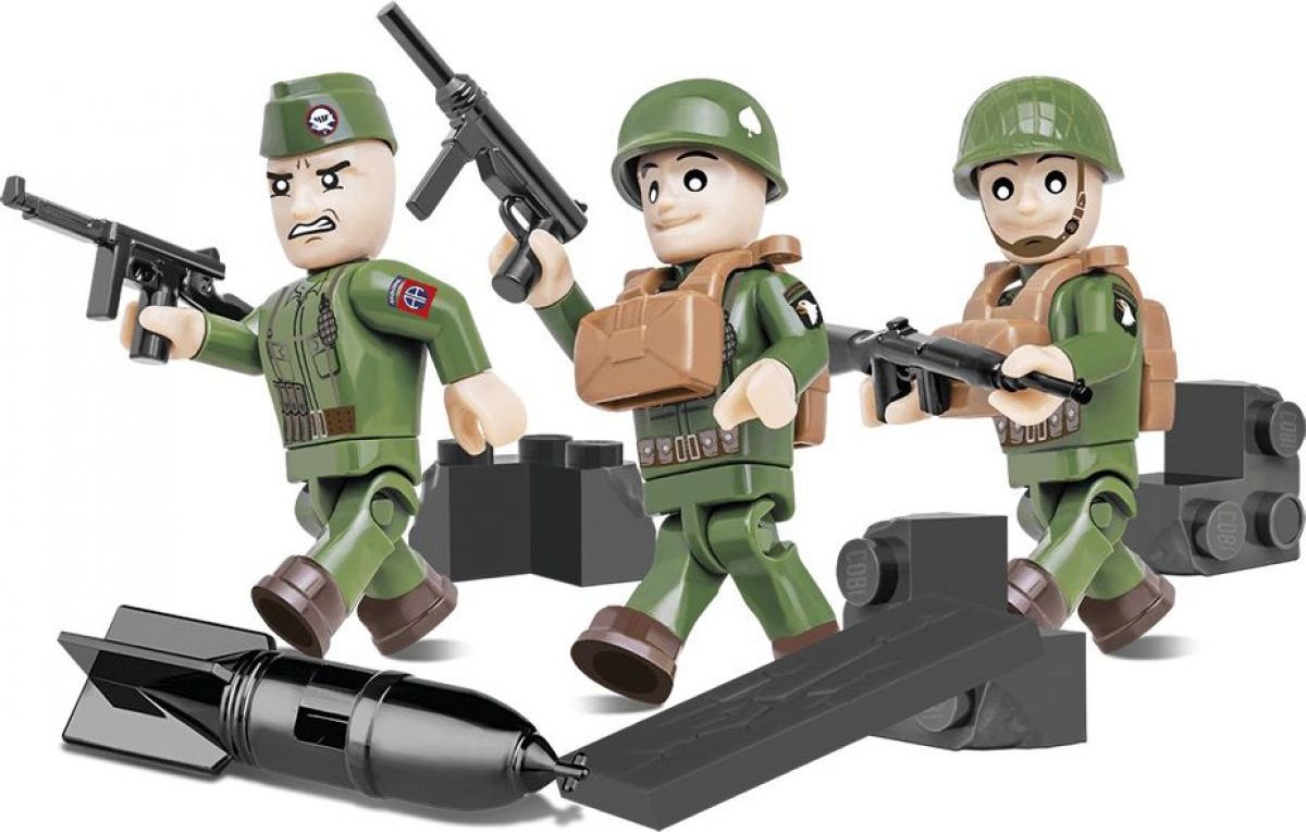 Cobi Malá armáda 2033 Tři figurky s doplňky Americká letecká divize - obrázek 1
