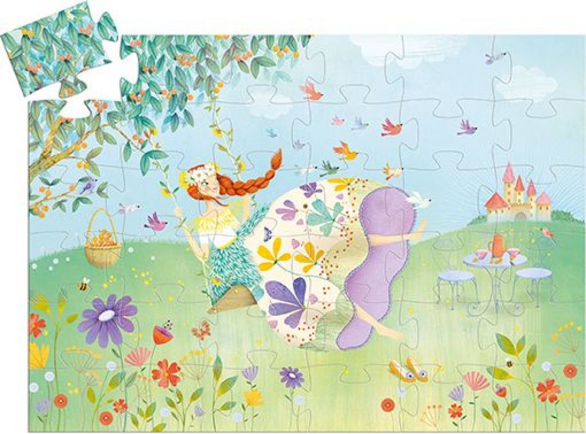 Djeco Puzzle Jarní princezna - obrázek 1