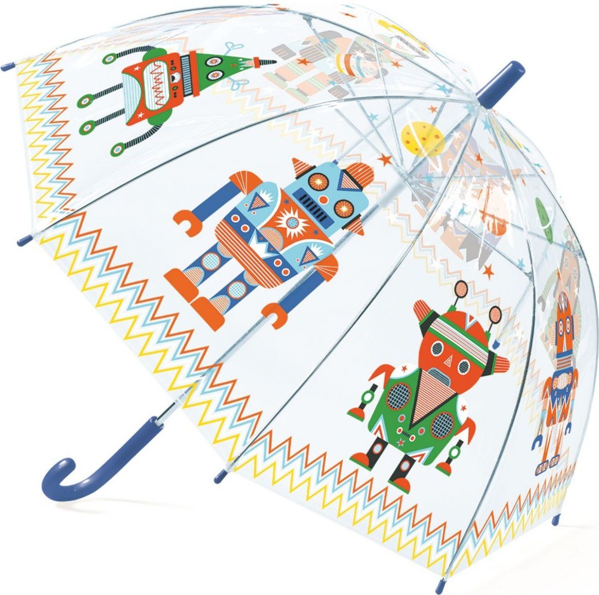 Djeco Krásný designový deštník Roboti - obrázek 1