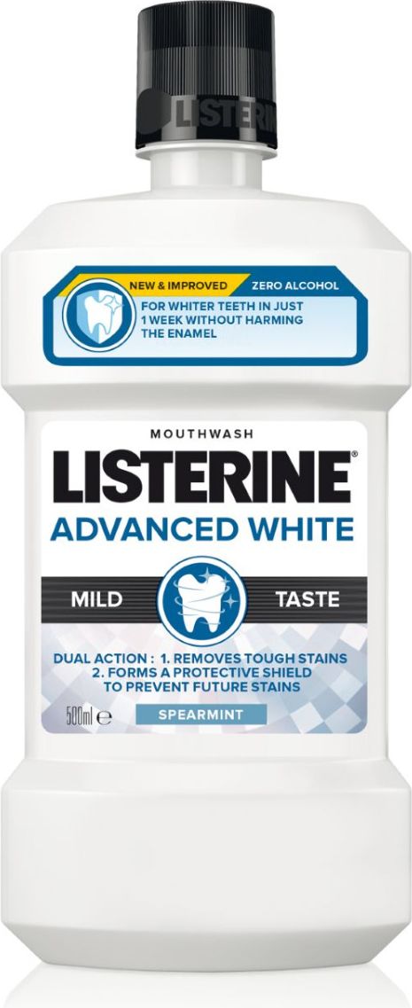 Listerine Advance White Mild Taste 500 ml - obrázek 1