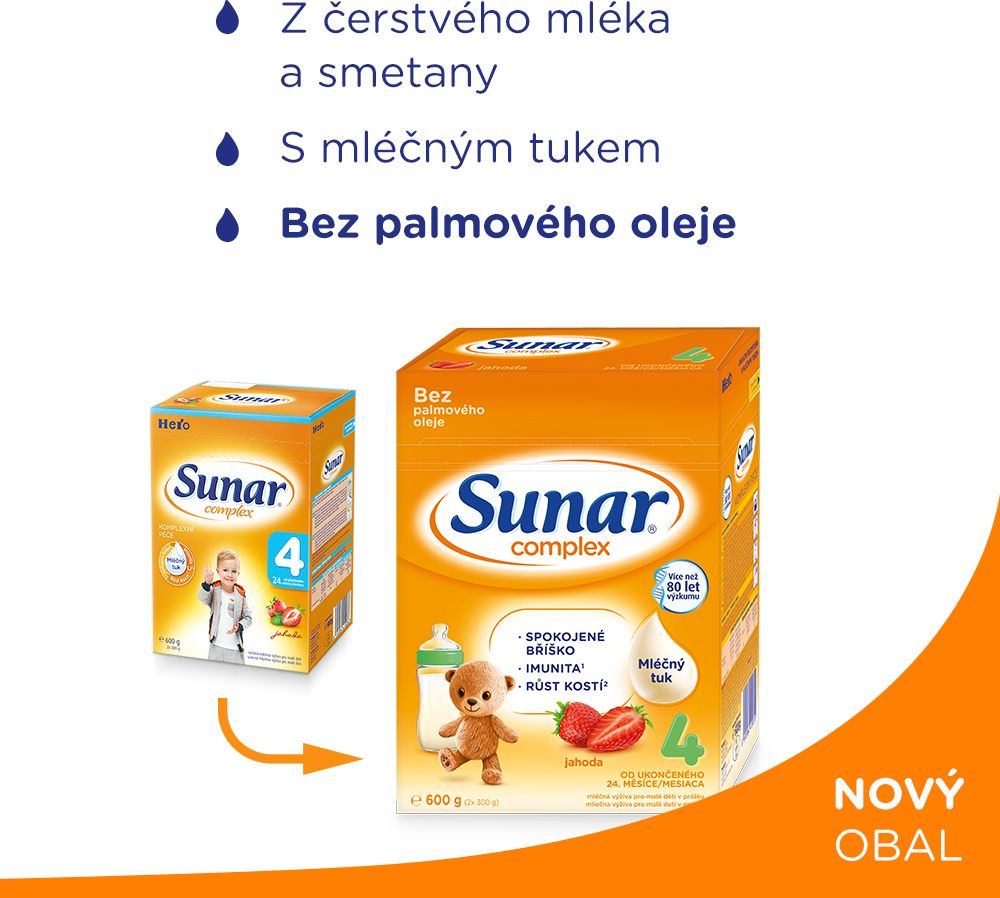 Sunar Complex 4 jahoda 600 g - obrázek 2