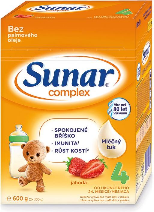 Sunar Complex 4 jahoda 600 g - obrázek 1