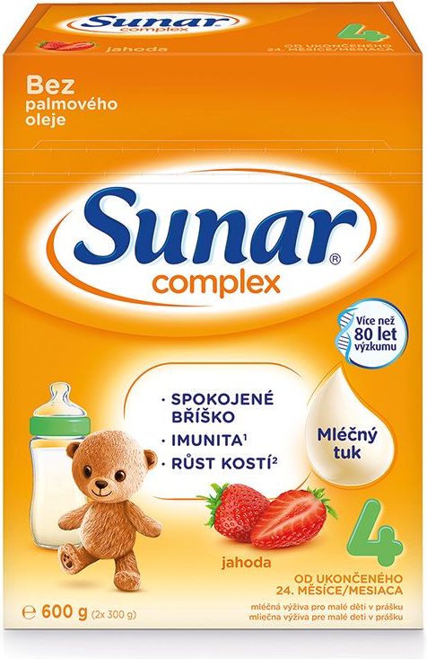 Sunar Complex 4 jahoda 600 g - obrázek 3