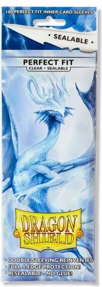 Dragon Shield Obaly na karty Dragon Shield - Perfect Fit Sealable Clear - 100 ks - obrázek 1