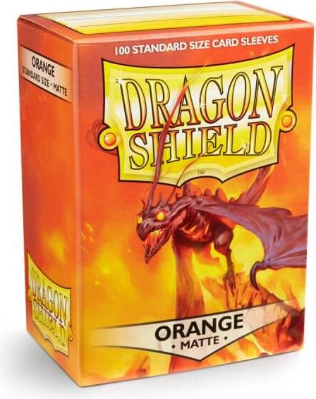 Dragon Shield Obaly na karty Dragon Shield Protector - Matte Orange - 100 ks - obrázek 1