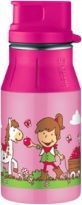 Alfi Dětská nerezová láhev na pití Farm Pink II 0,4l - obrázek 1