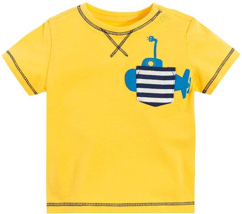 COOL CLUB COOL CLUB Chlapecké tričko s krátkým rukávem Ponorka ŽLUTÁ 68 - obrázek 1