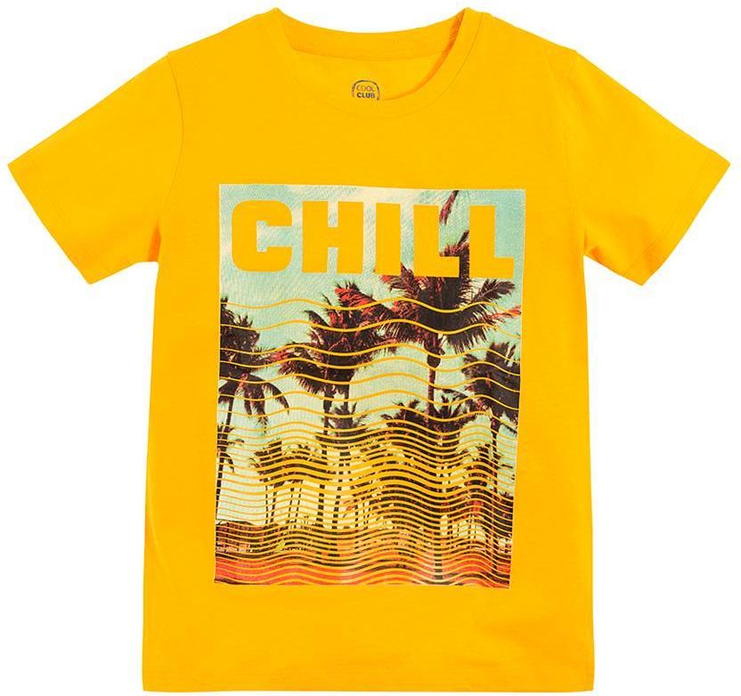 COOL CLUB COOL CLUB Chlapecké tričko s krátkým rukávem Chill ŽLUTÁ 158 - obrázek 1
