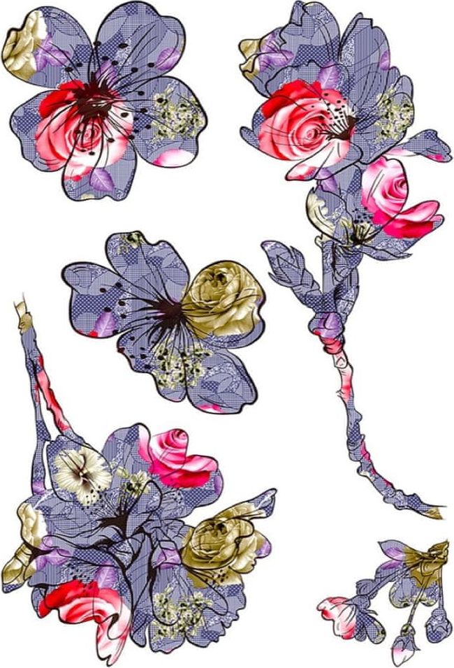 AG design SM3444 Samolepicí dekorace Blossom, 42,5 x 65 cm - obrázek 1