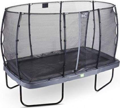Trampolína EXIT Elegant se sítí Economy 244 x 427 cm Šedá - obrázek 2