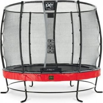 Trampolína EXIT Elegant Premium se sítí Deluxe 253 cm Červená - obrázek 1