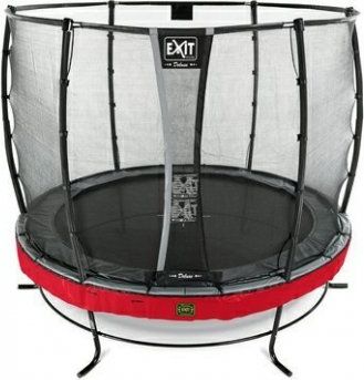 Trampolína EXIT Elegant Premium se sítí Deluxe 253 cm Červená - obrázek 2