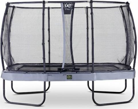 Trampolína EXIT Elegant Premium se sítí Deluxe 244 x 427 cm Šedá - obrázek 1