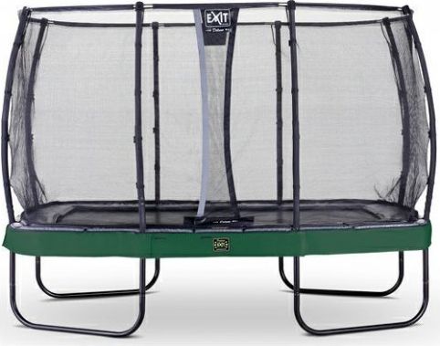 Trampolína EXIT Elegant Premium se sítí Deluxe 244 x 427 cm Zelená - obrázek 1