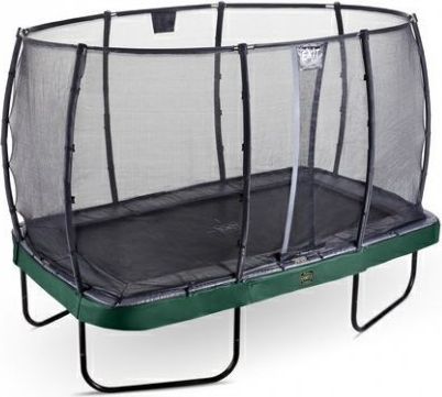 Trampolína EXIT Elegant Premium se sítí Deluxe 244 x 427 cm Zelená - obrázek 2