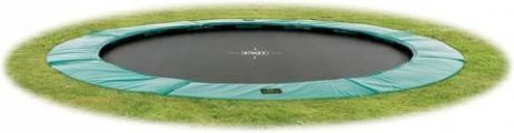 Trampolína EXIT Supreme Ground Level 427 cm Tyrkysová - obrázek 1