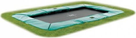 Trampolína EXIT Supreme Ground Level 244 x 427 cm Tyrkysová - obrázek 1