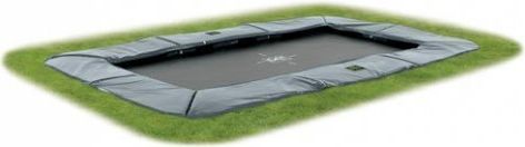 Trampolína EXIT Supreme Ground Level 244 x 427 cm Šedá - obrázek 1