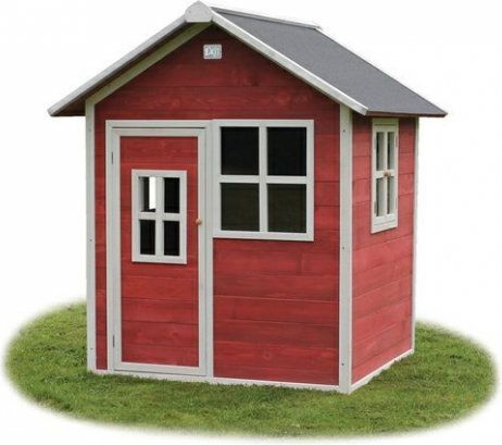 Zahradní cedrový domeček Exit Loft 100 červený - obrázek 1