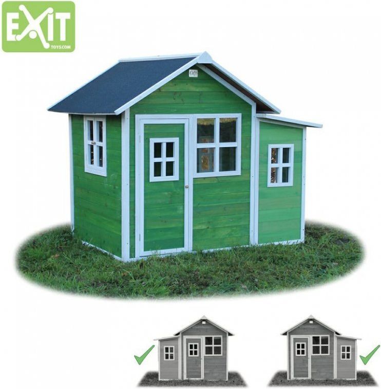 Zahradní cedrový domeček Exit Loft 150 zelený - obrázek 2