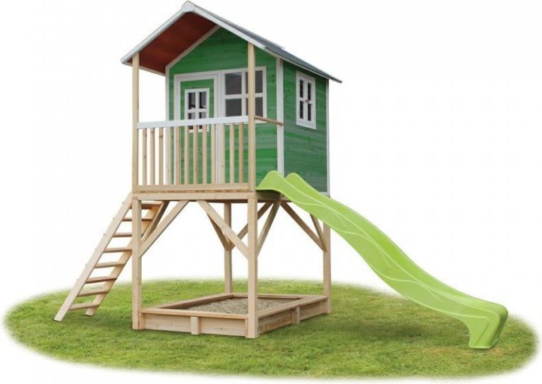 Zahradní cedrový domeček Exit Loft 700 zelený - obrázek 1