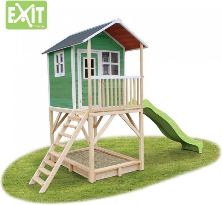 Zahradní cedrový domeček Exit Loft 700 zelený - obrázek 2