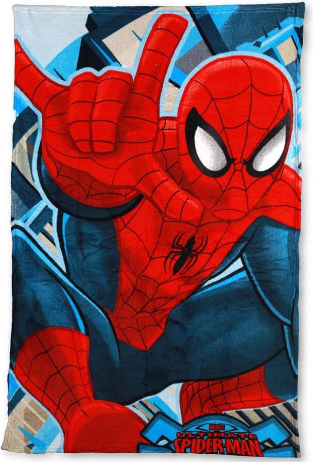 SETINO Měkoučká flísová deka pro chlapce Spiderman - 100 x 140 cm - obrázek 1