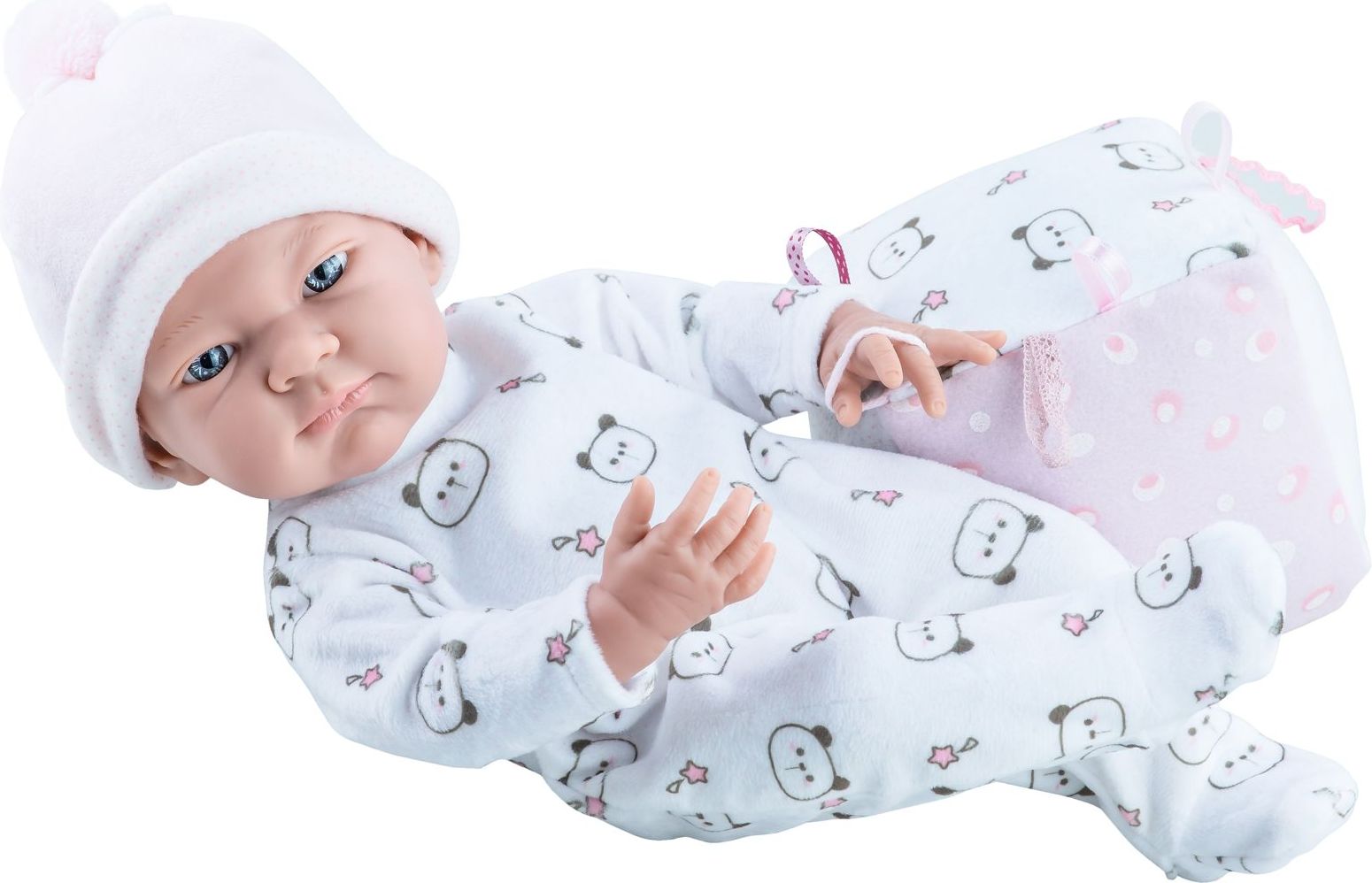 Realistické miminko - holka - Pikolina s kostkou od firmy Paola Reina - obrázek 1