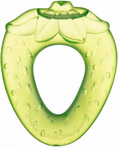 Kousátko vodní, chladící Canpol Babies - Jahoda - zelené - obrázek 1