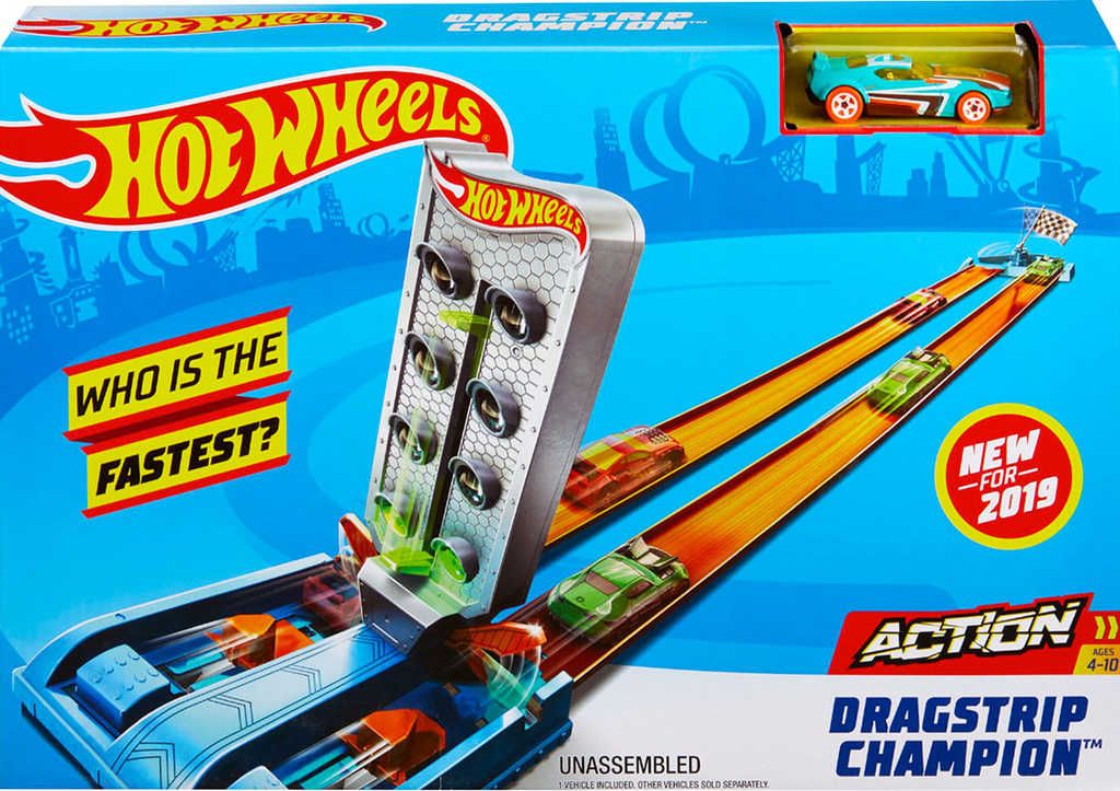 MATTEL HOT WHEELS Dráha šampionát herní set s autíčkem různé druhy - obrázek 3