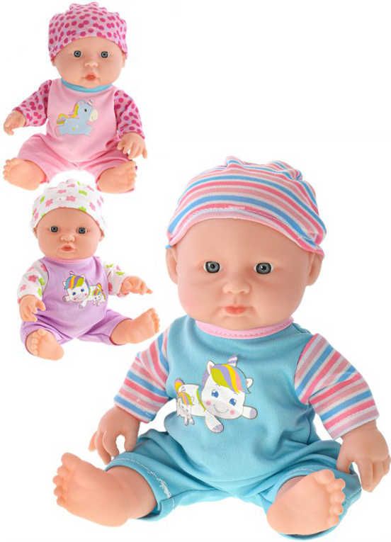 Baby miminko panenka 25cm obleček s jednorožcem na baterie 3 druhy Zvuk - obrázek 1