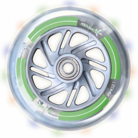 Authentic Dětská tříkolka černá - se svítícími kolečky, průměr kol 120mm a 80mm - obrázek 5