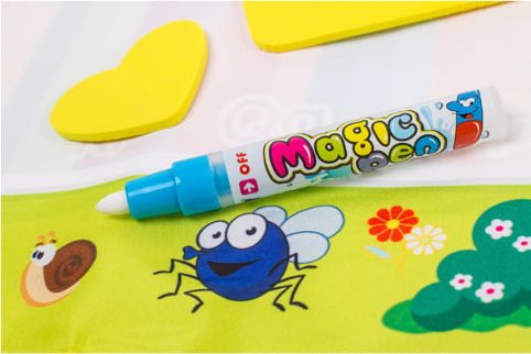 Vodní podložka na malování XXL + šablony + razítka - obrázek 9