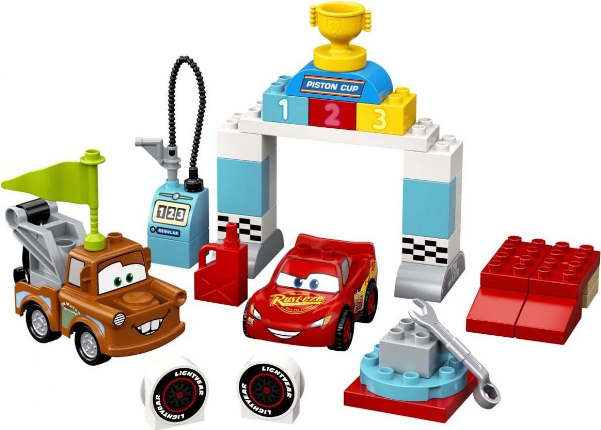 LEGO Duplo Cars TM 10924 Závodní den Bleska McQueena - obrázek 1